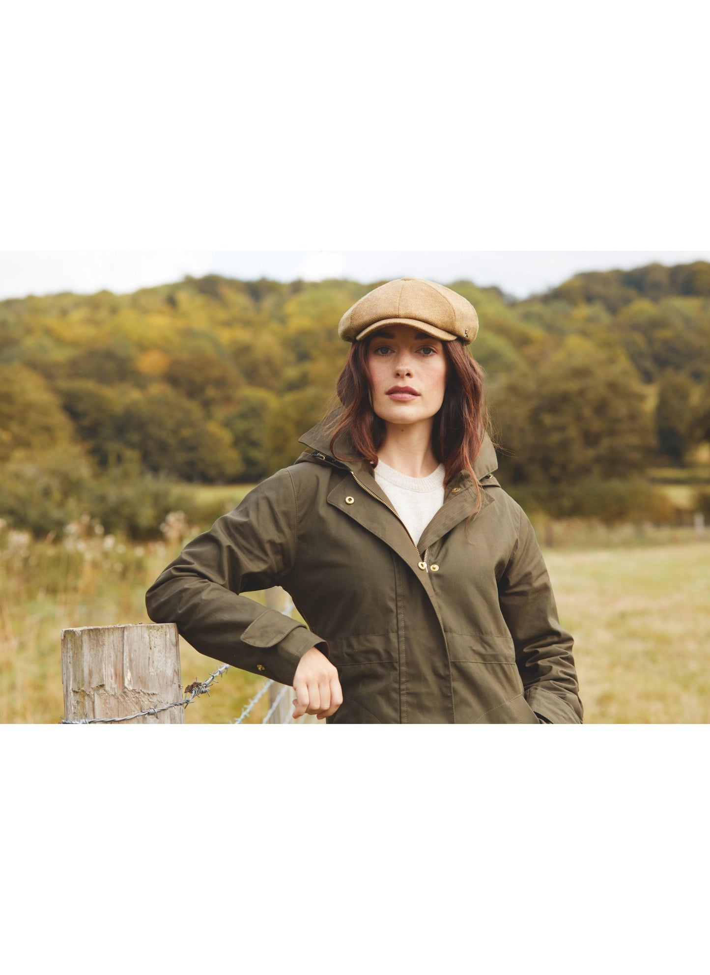 Felsham Baker Boy Cap Russet