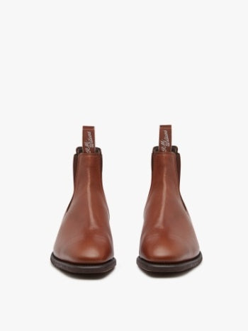 Comfort Kangaroo Craftsman Boots -Tan Bark