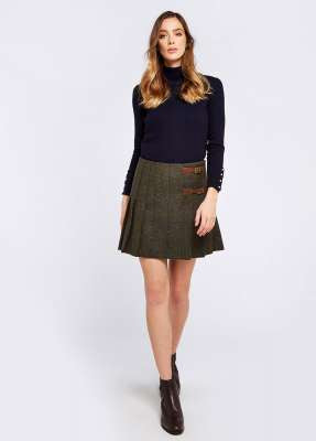 Blossom Tweed Skirt Hemlock