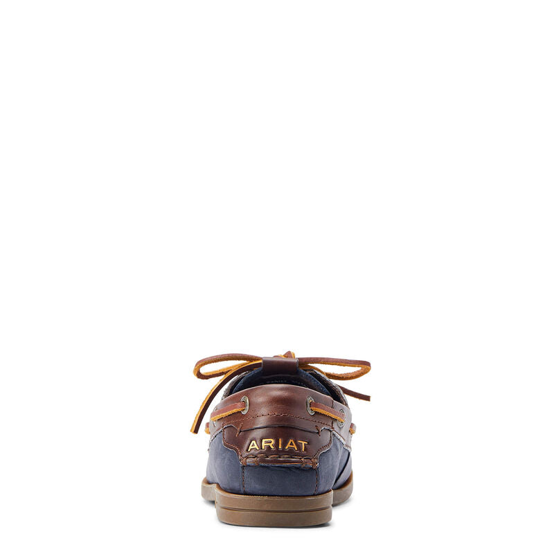 Antigua Deck Shoes Chocolate & Navy
