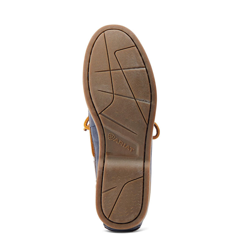 Antigua Deck Shoes Chocolate & Navy