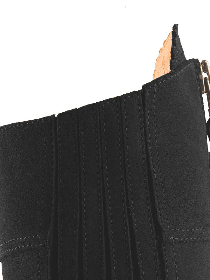The Regina Women’s Tall Boot - Black Suede, Narrow Fit