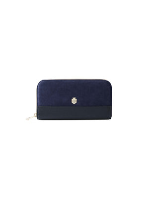 The Salisbury Women's Purse - Navy Suede