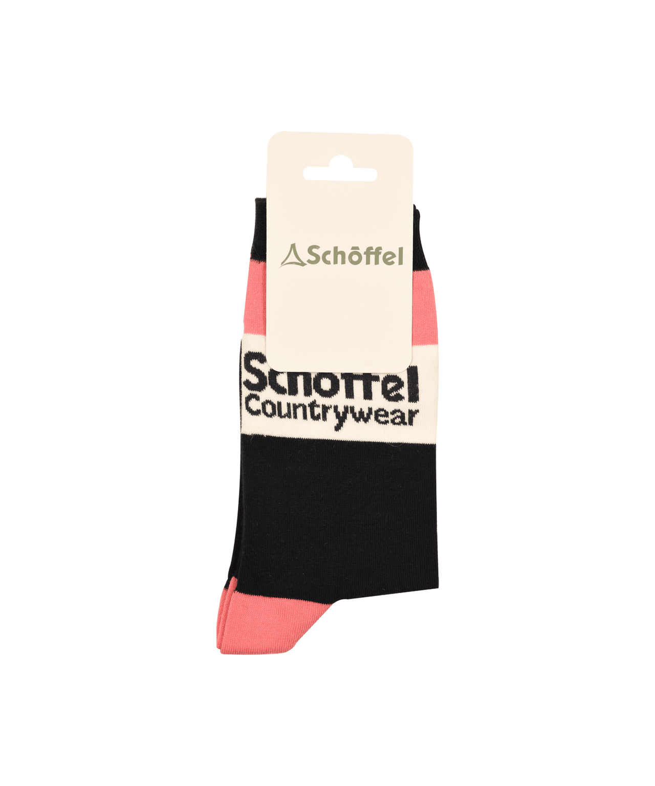 Ladies Single Sock Pink Heritage
