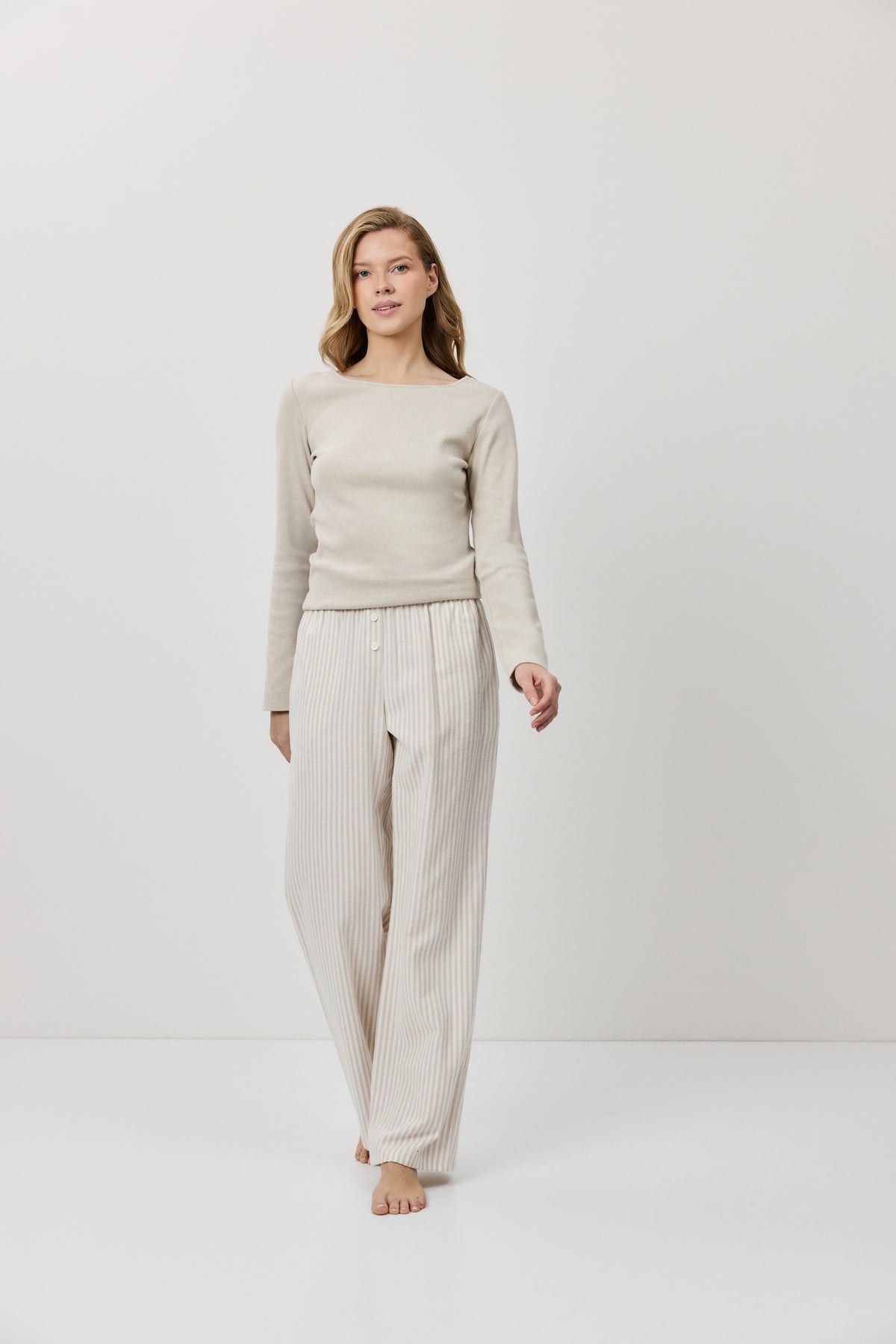 Avianna PJ long Beige