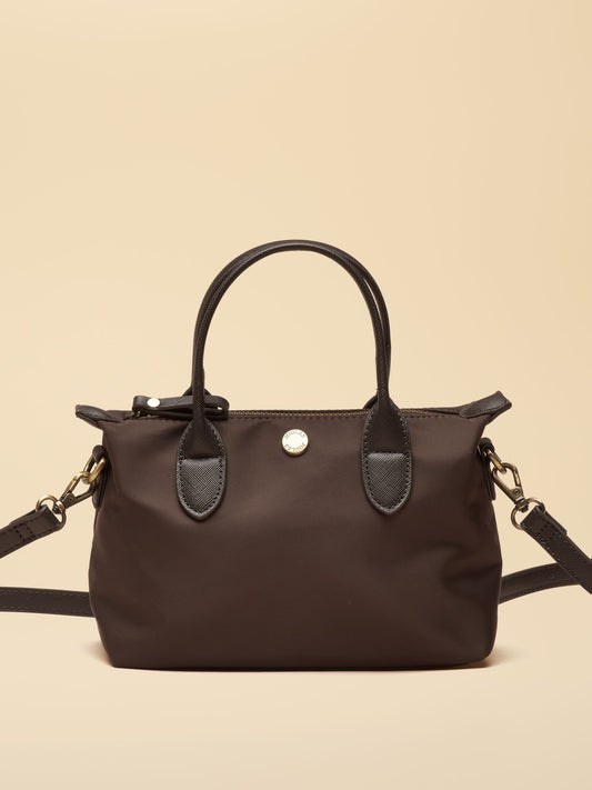 Mini Chocolate Brown Crossbody Handbag
