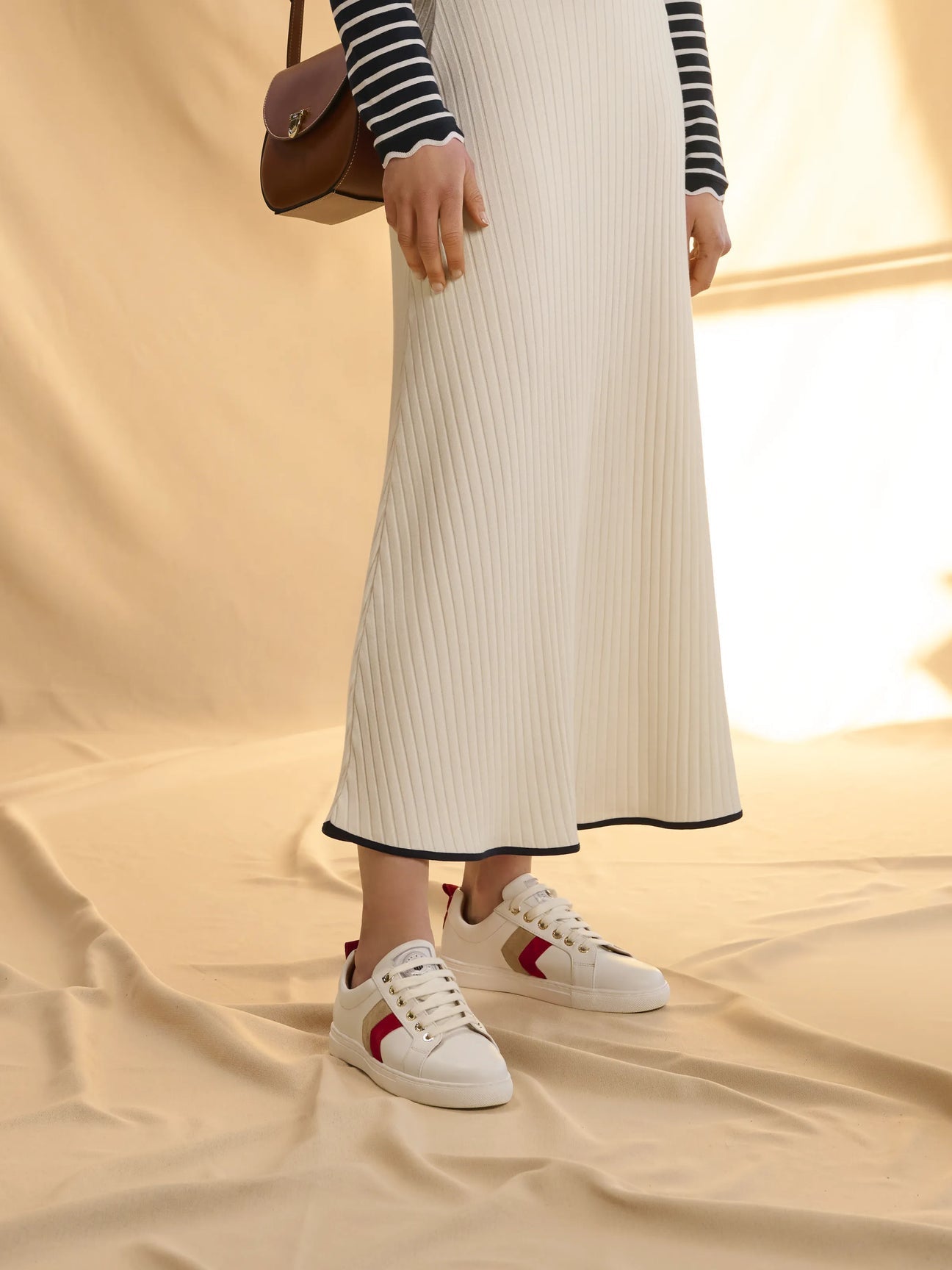 Alexandra Cherry & Stone Trainers