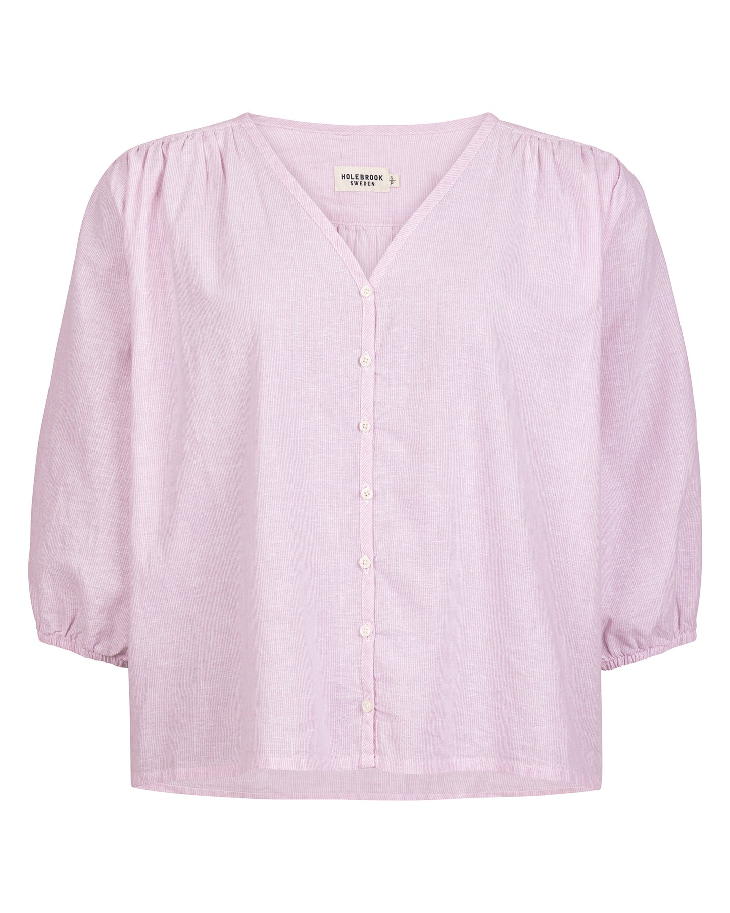 Emily Blouse Light Pink/White