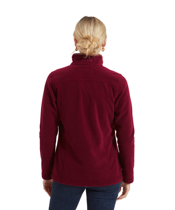 Tilton II Quarter Zip Fleece Claret
