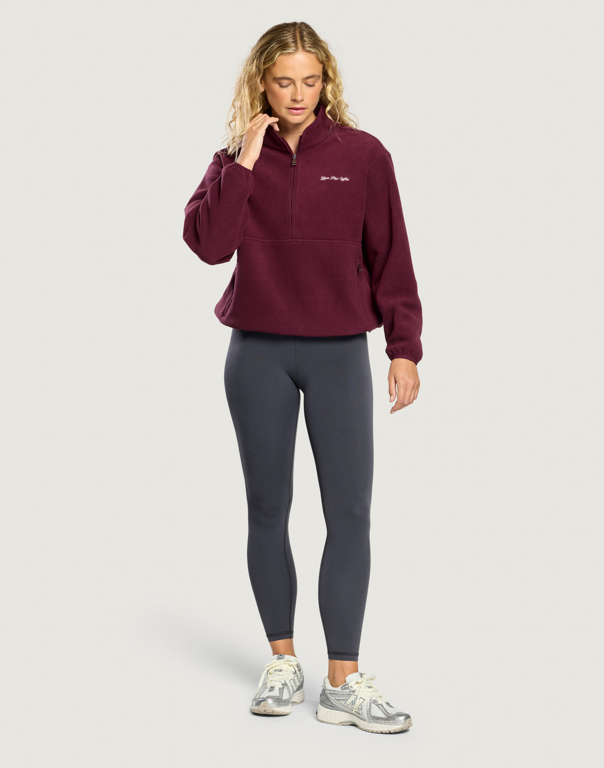 Polar Half Zip Cherry Crush