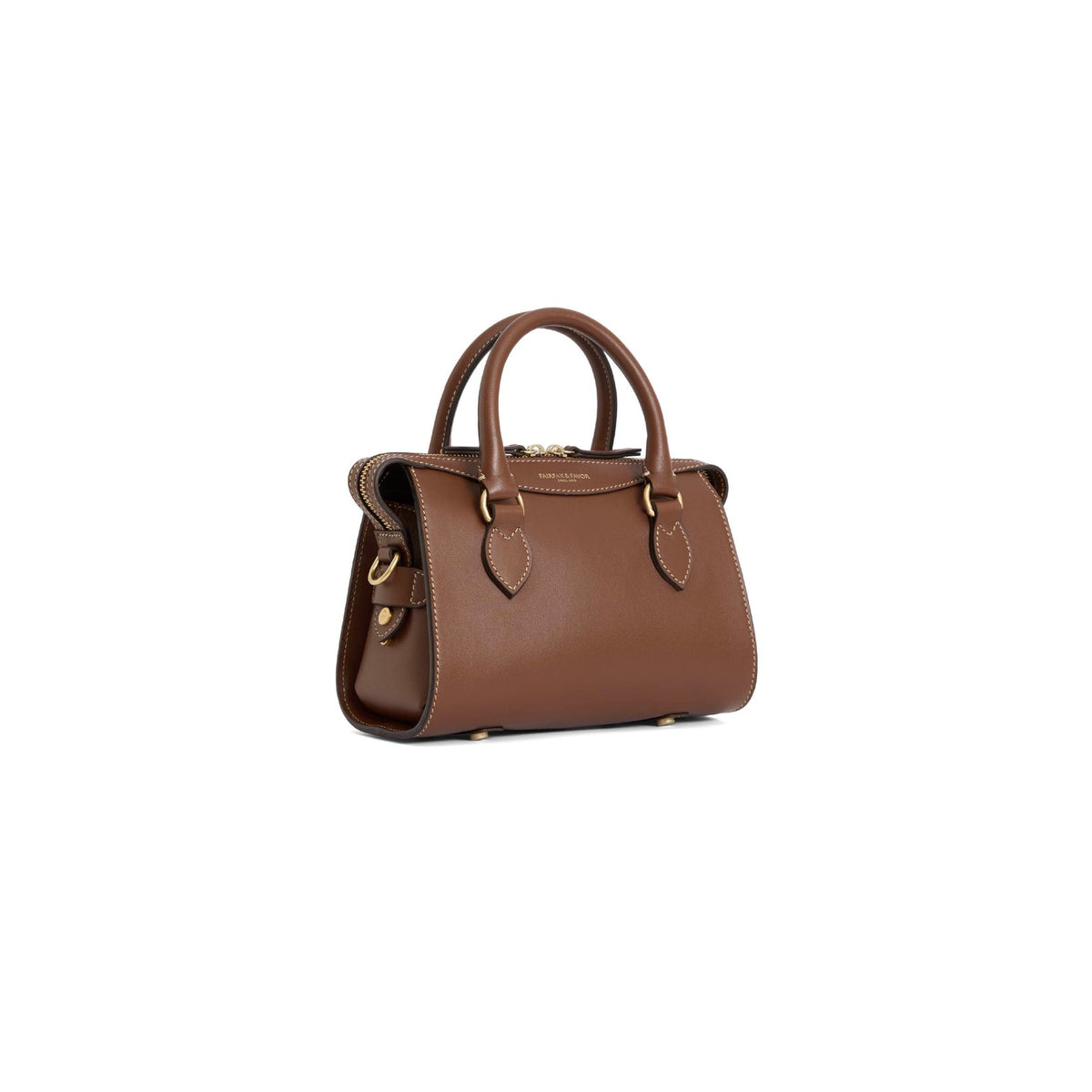 Kew Tan leather Mini handbag