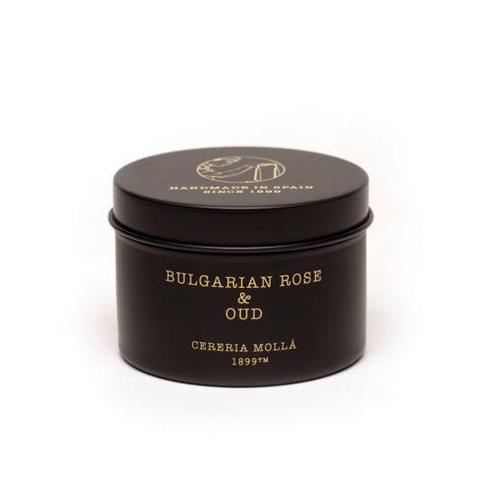 Bulgarian Rose & Oud 90g Tin Travel Candle