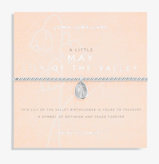 Birth Flower A Little 'May' Lily Of The Valley Bracelet