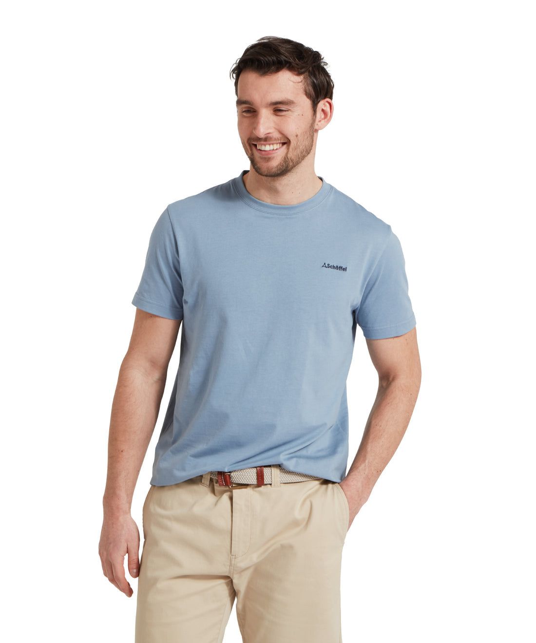Trevone T-shirt Pigeon Blue