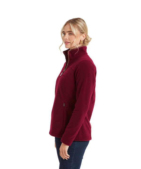 Tilton II Quarter Zip Fleece Claret