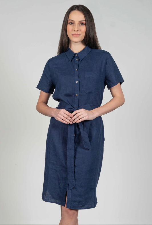 Tara Dress Navy