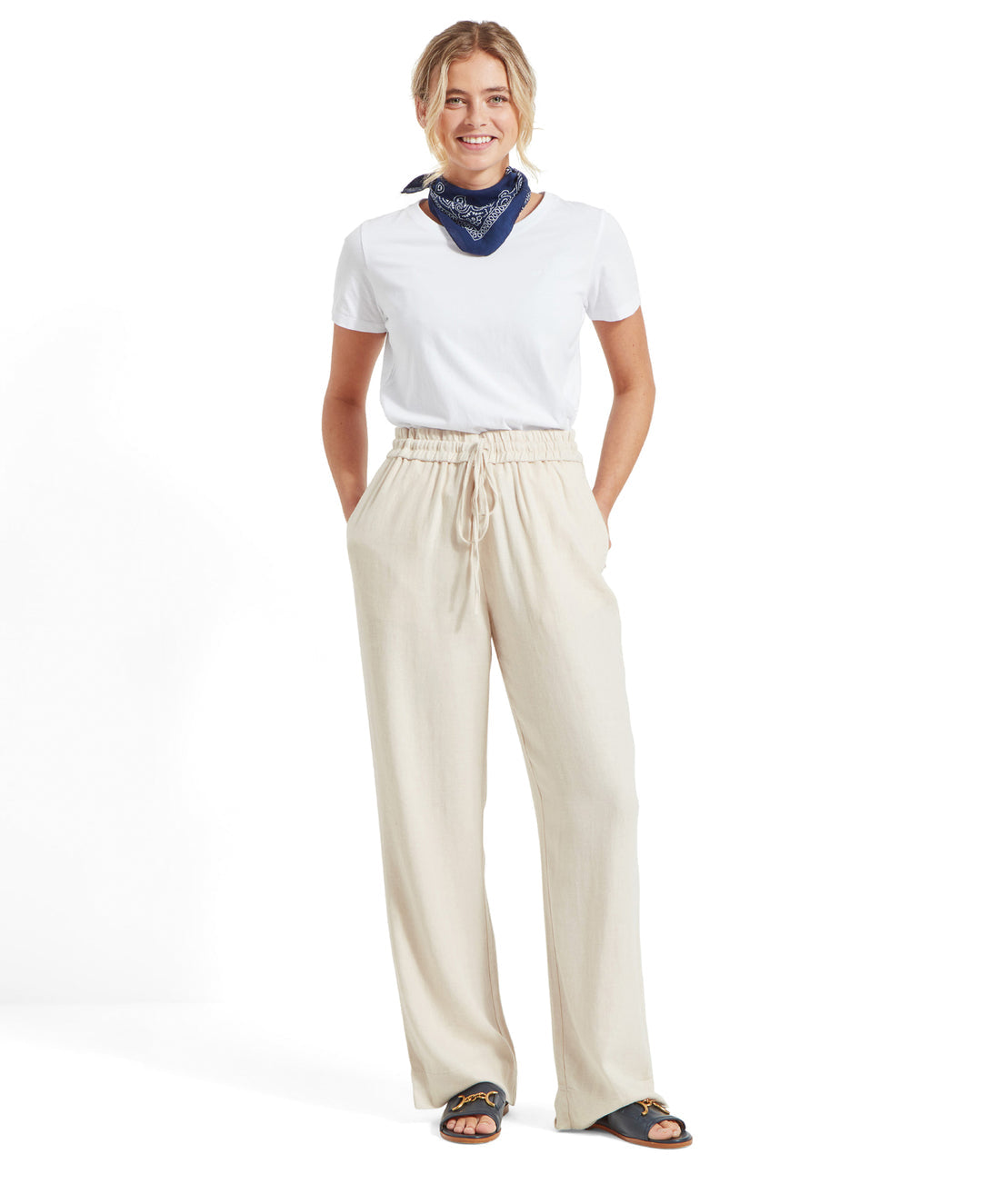 Daphne Linen Trousers Oat