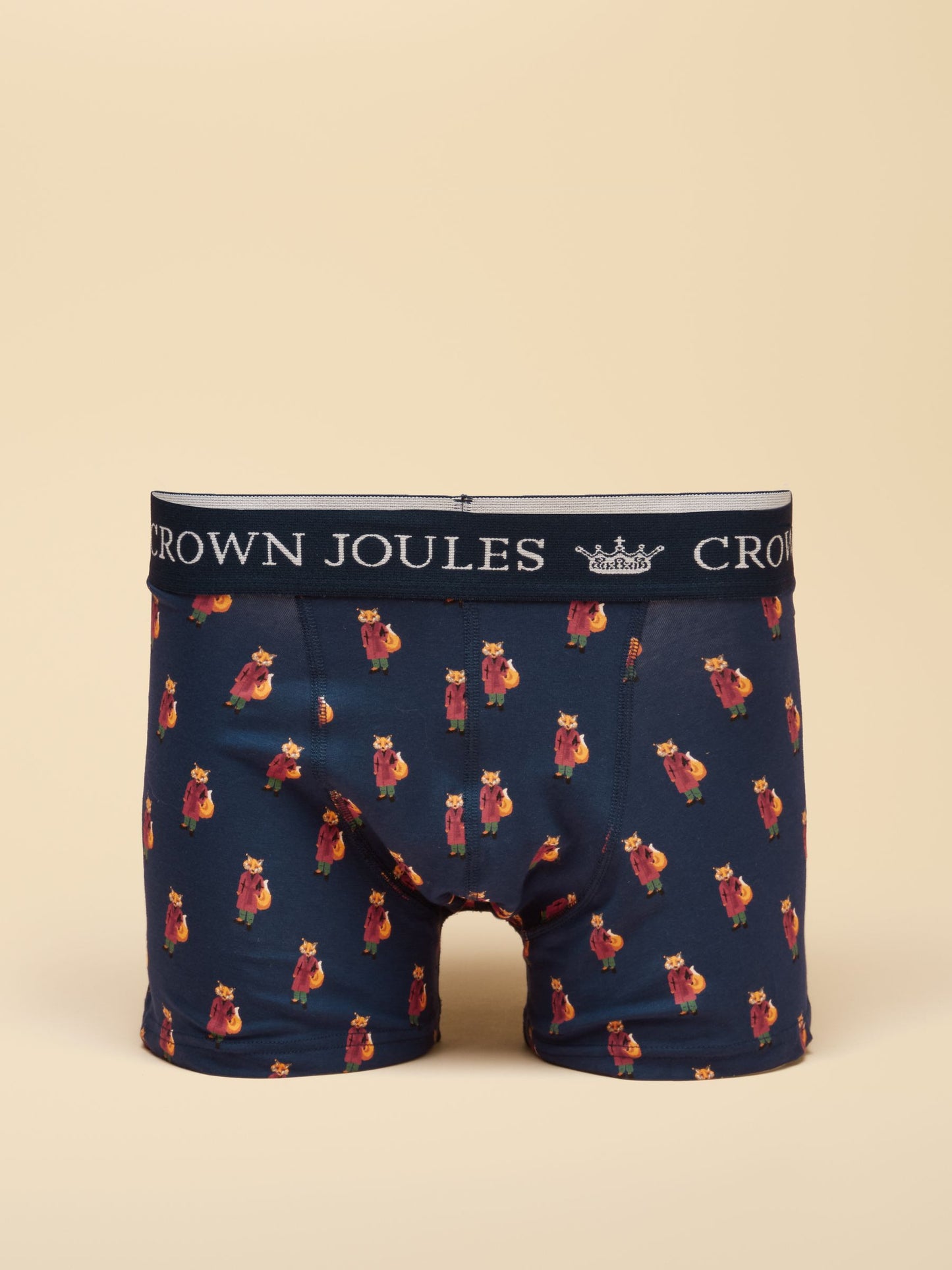 No Fox Given Green/Navy Cotton Jersey Boxer Shorts 2 pack