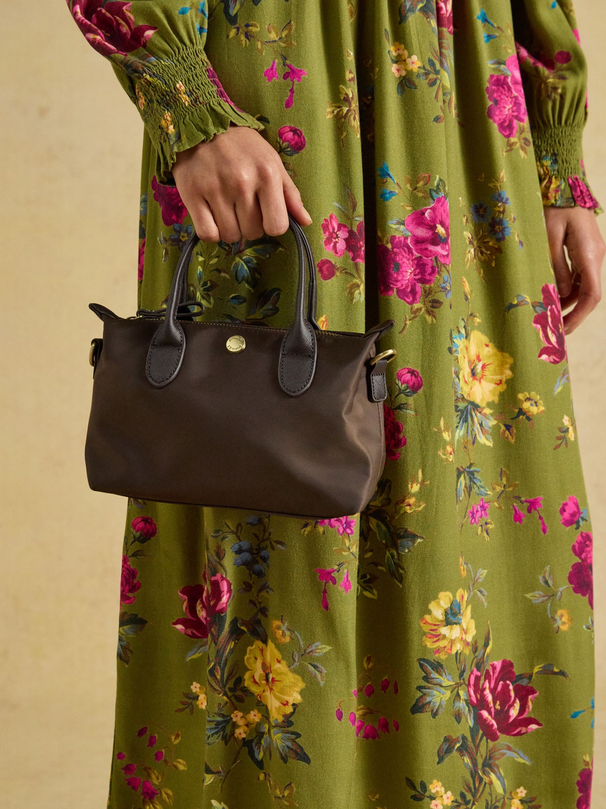 Mini Chocolate Brown Crossbody Handbag