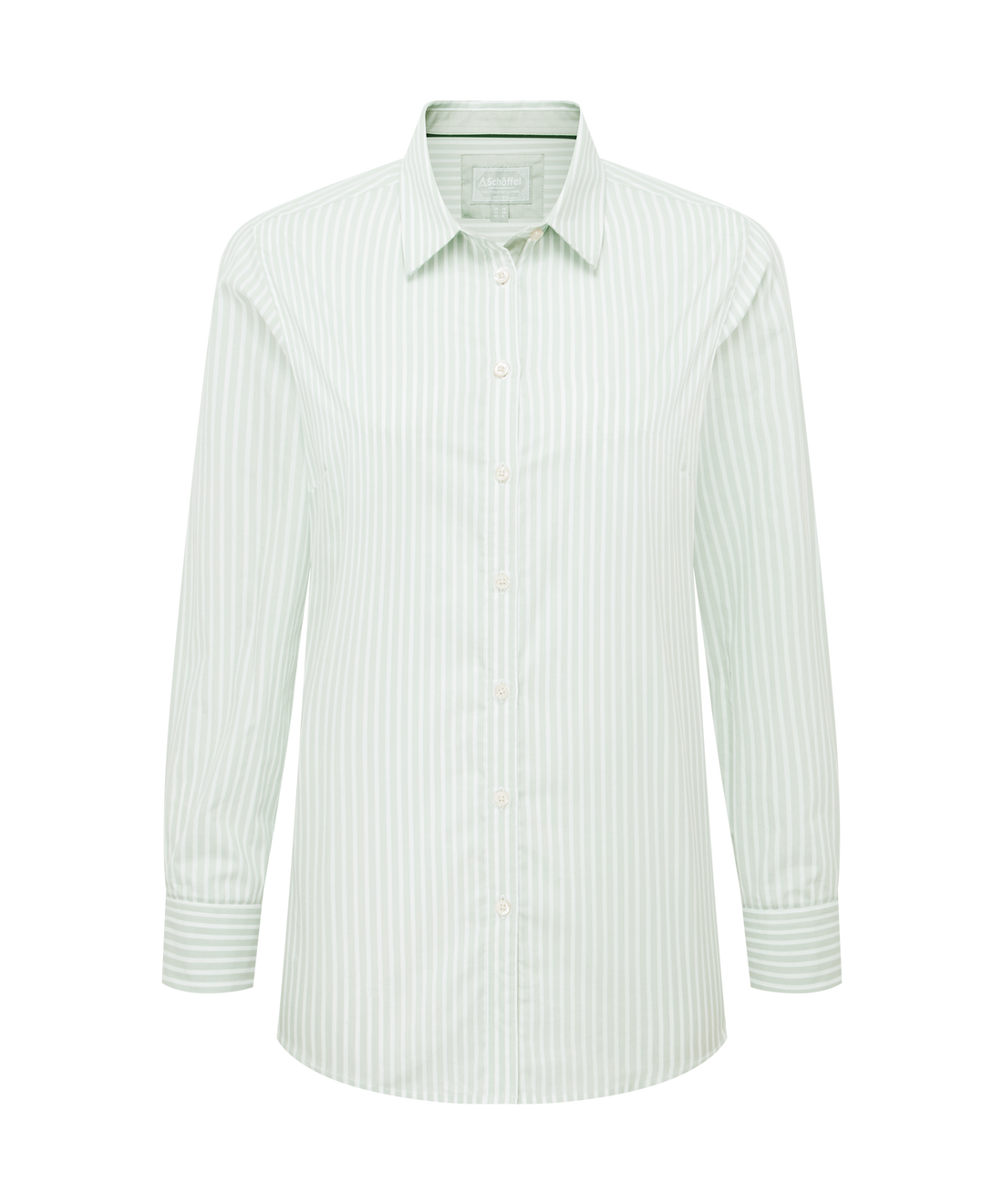 Holme Stripped Shirt Aqua Grey