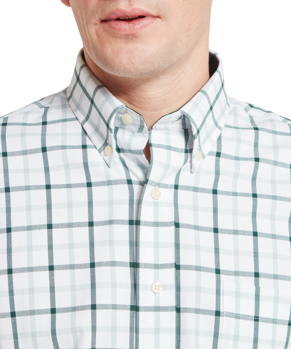 Brancaster Classic Shirt Deep Pine Check