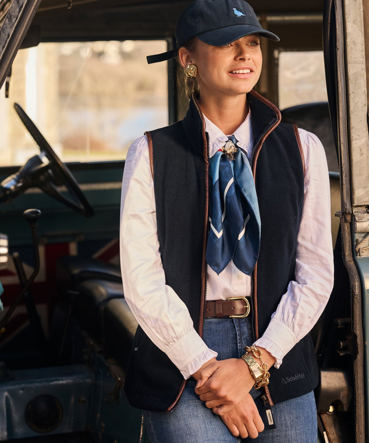 Lyndon Fleece Gilet Navy