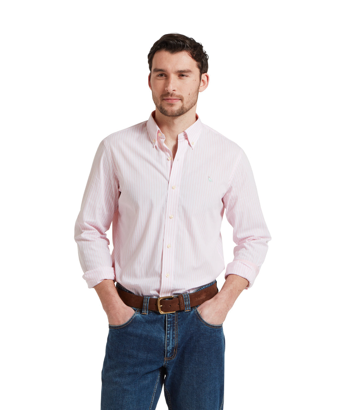 Holme Stripped Shirt Mauve Blush