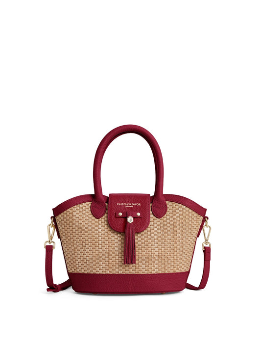 Windsor Cherry Crossbody Basket Bag