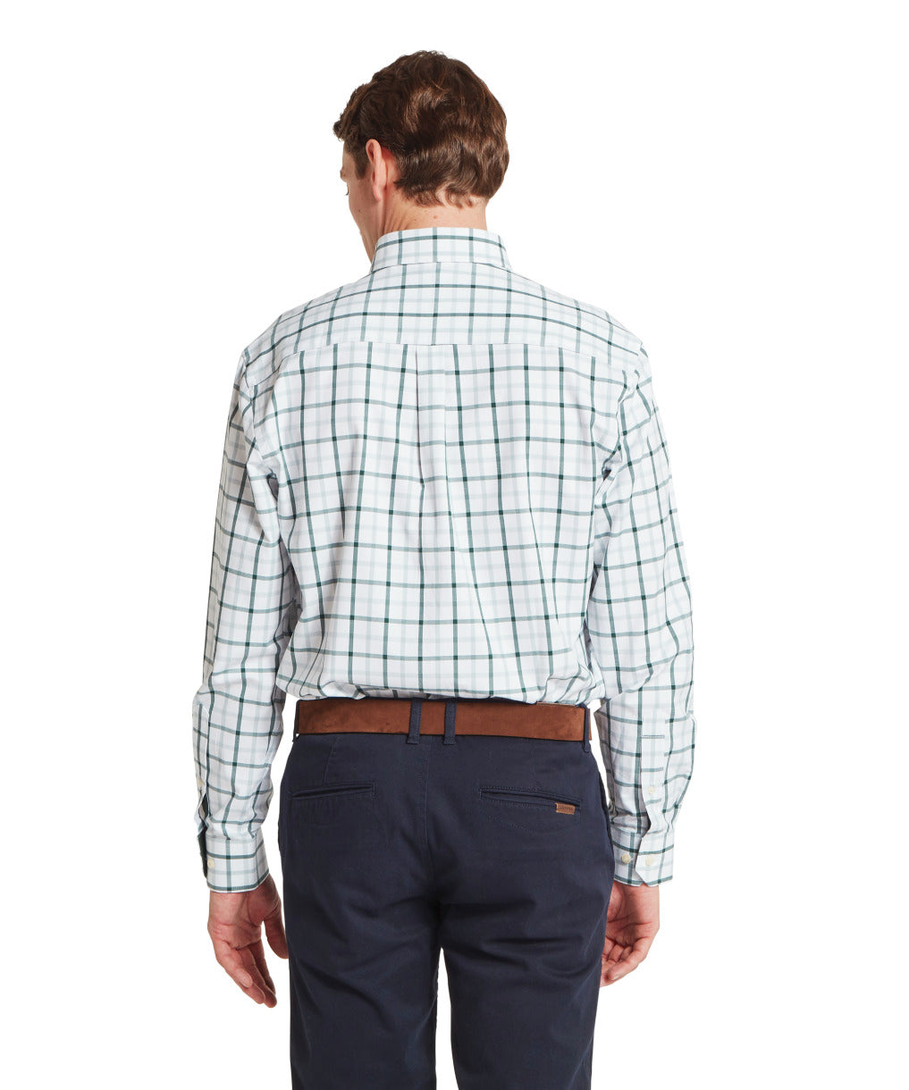 Brancaster Classic Shirt Deep Pine Check