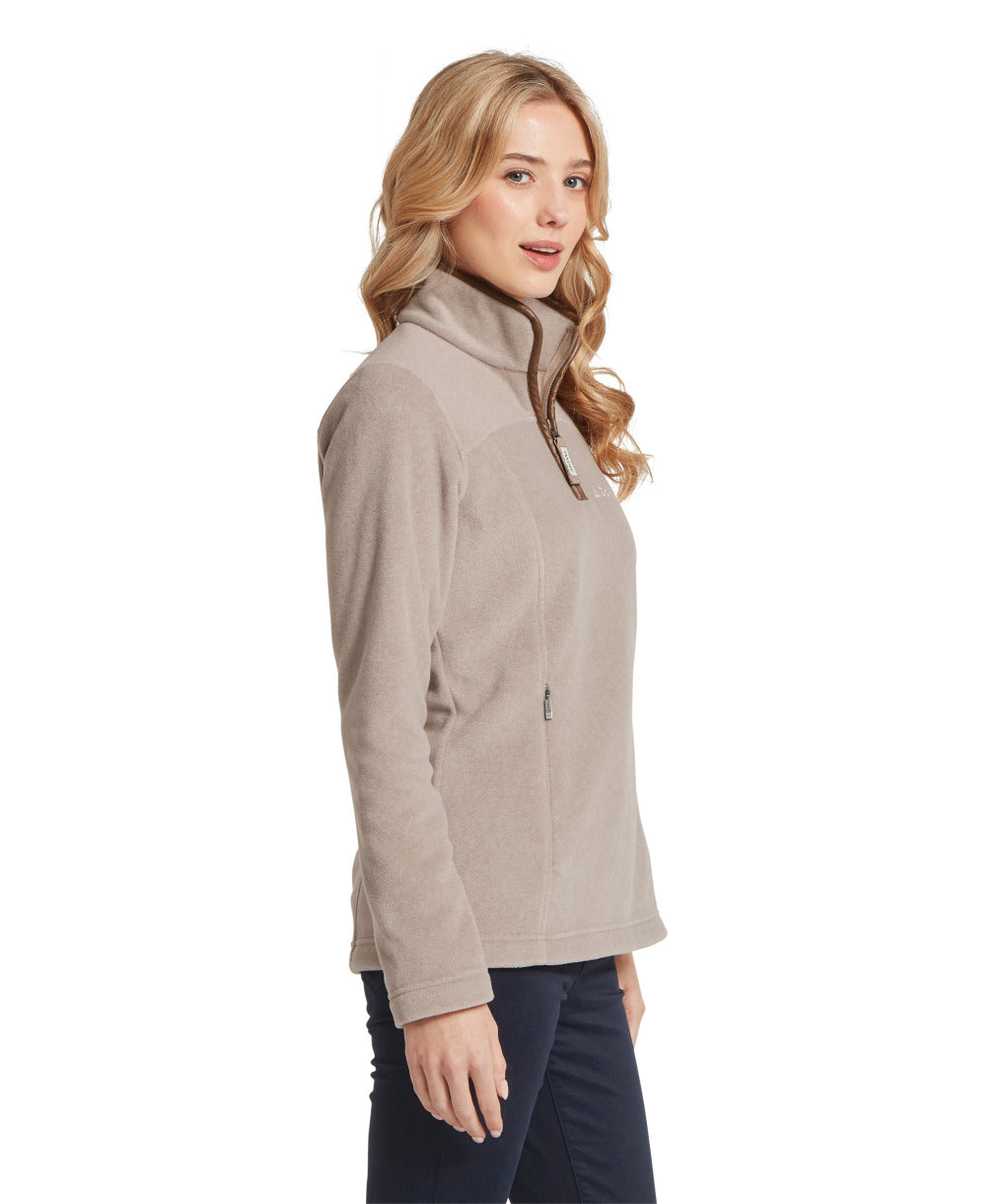 Tilton II Quarter Zip Fleece Mushroom
