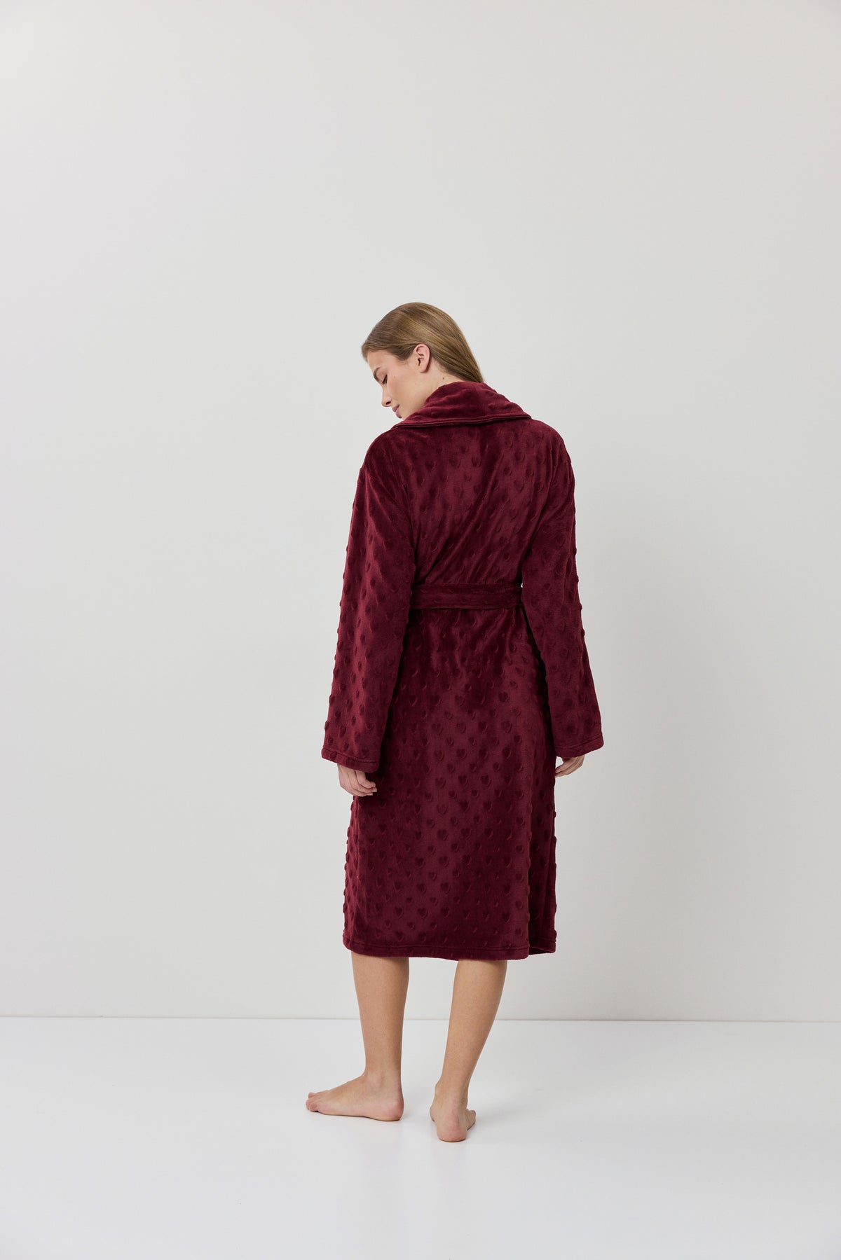 Colette Bathrobe Burgandy