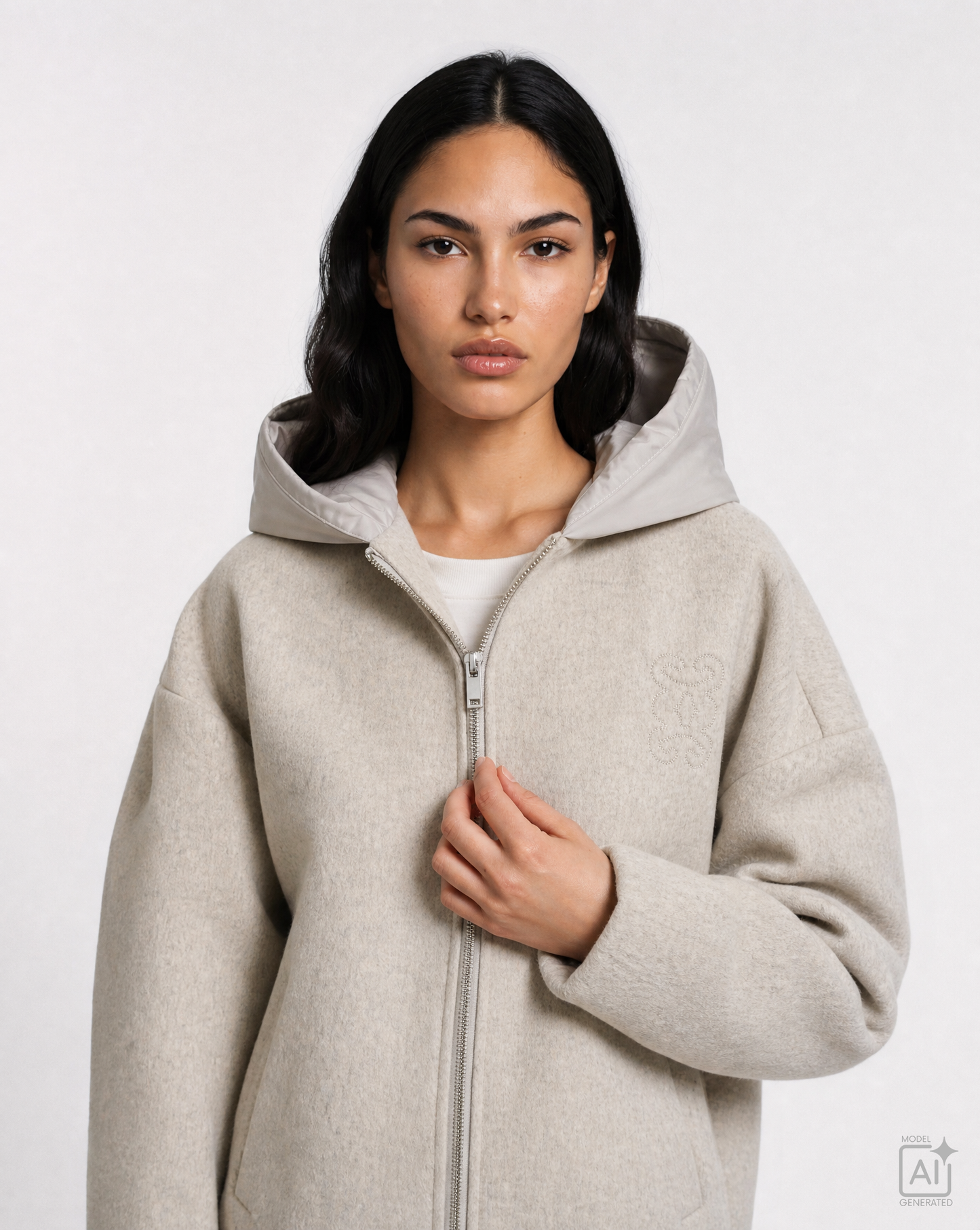 Hybrid Jacket Oat Milk