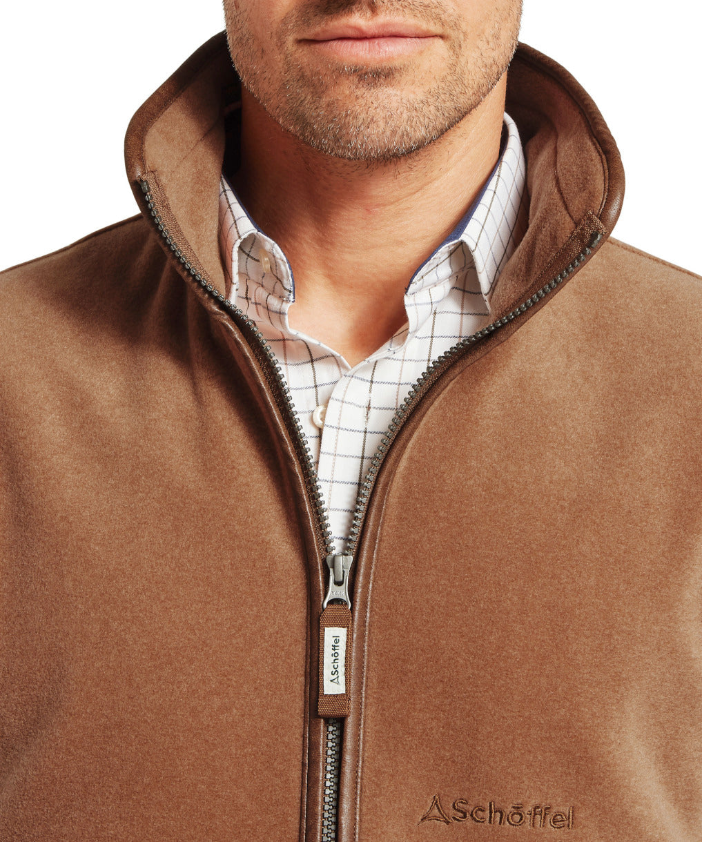 Oakham Fleece Gilet Toffee