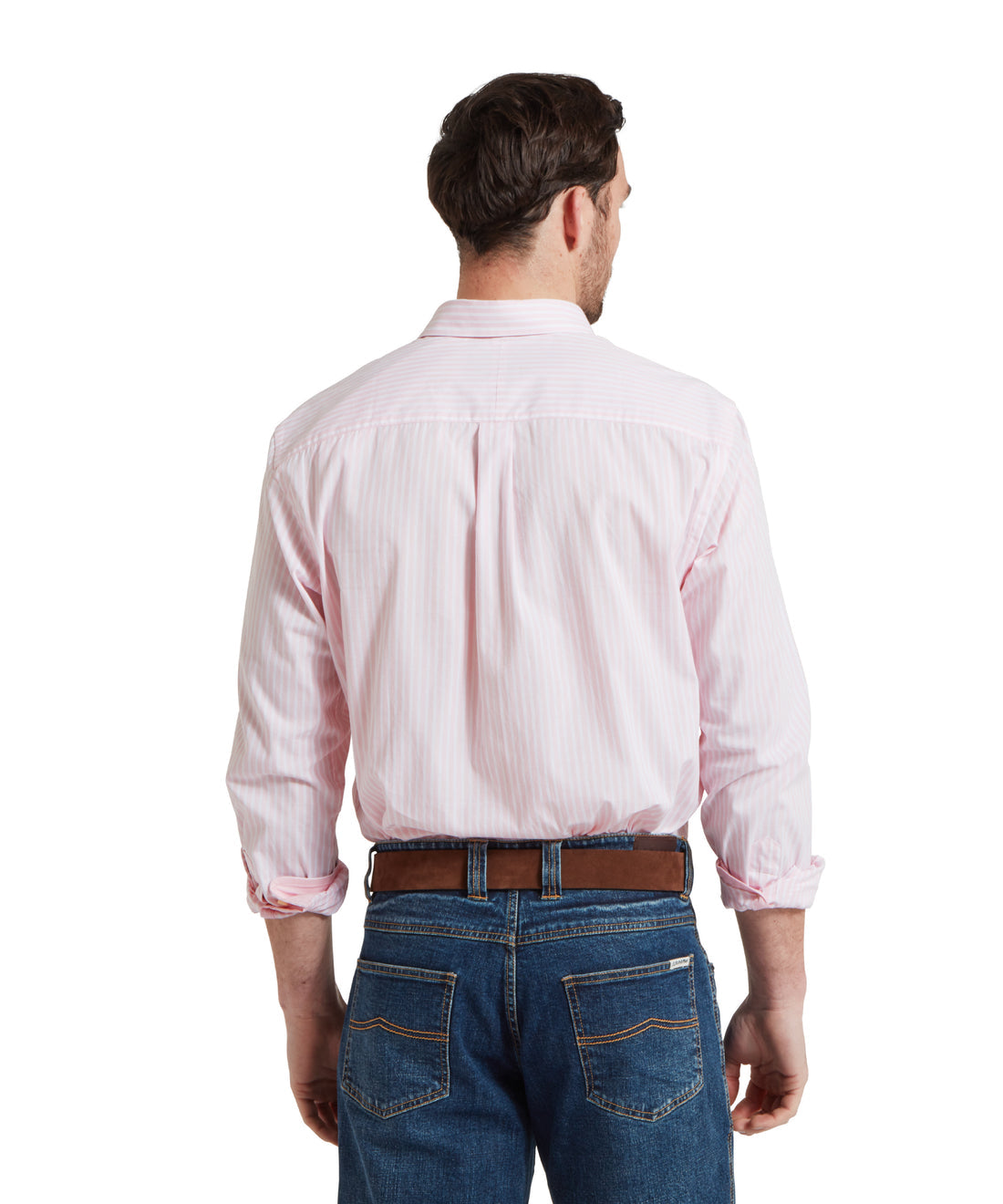 Holme Stripped Shirt Mauve Blush
