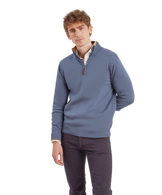 Blair Quarter Zip Jumper
 Vintage Navy