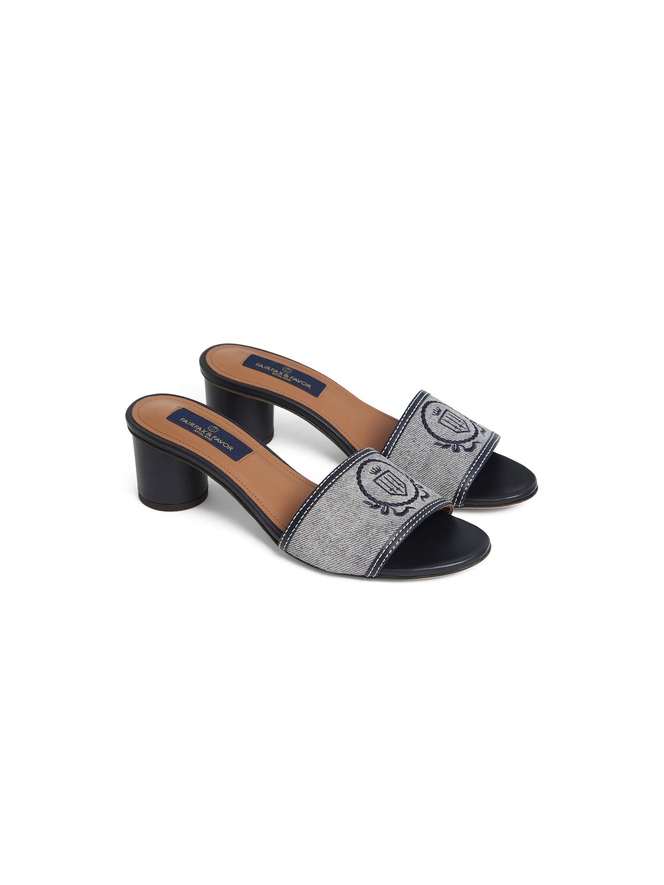 Richmond Denim Suede Mule