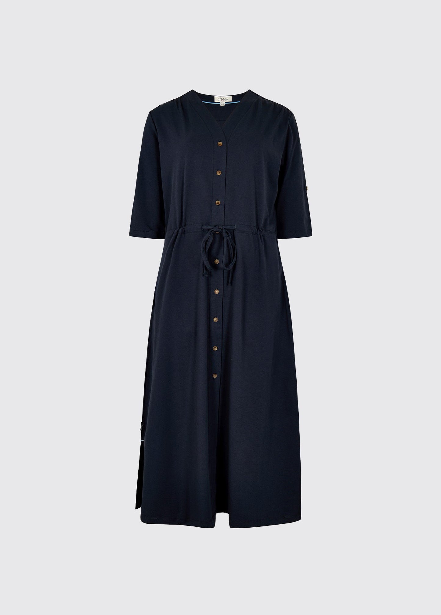 Hanlon Midi Length Shirt Dress - Navy
