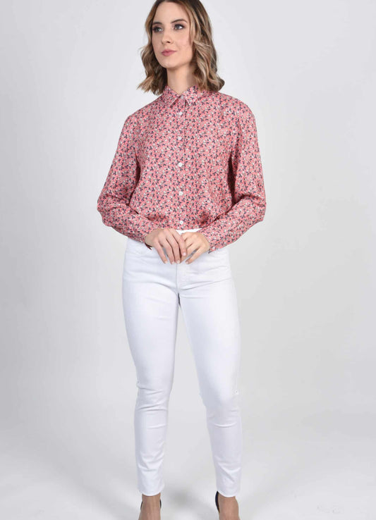 Rosie White Cotton Jeans