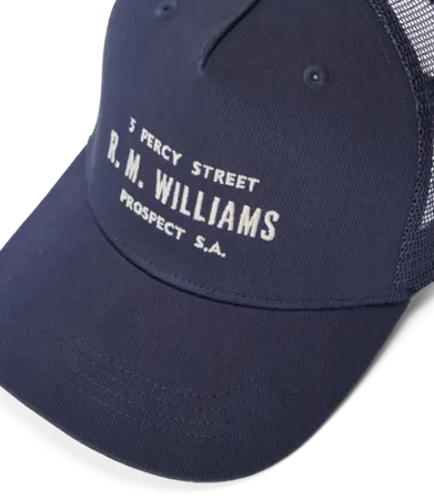 Stencil Trucker Cap Navy