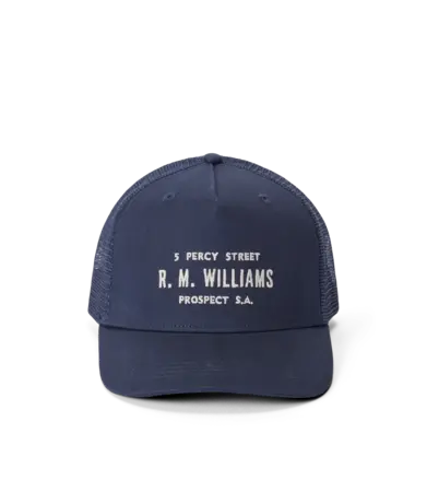 Stencil Trucker Cap Navy