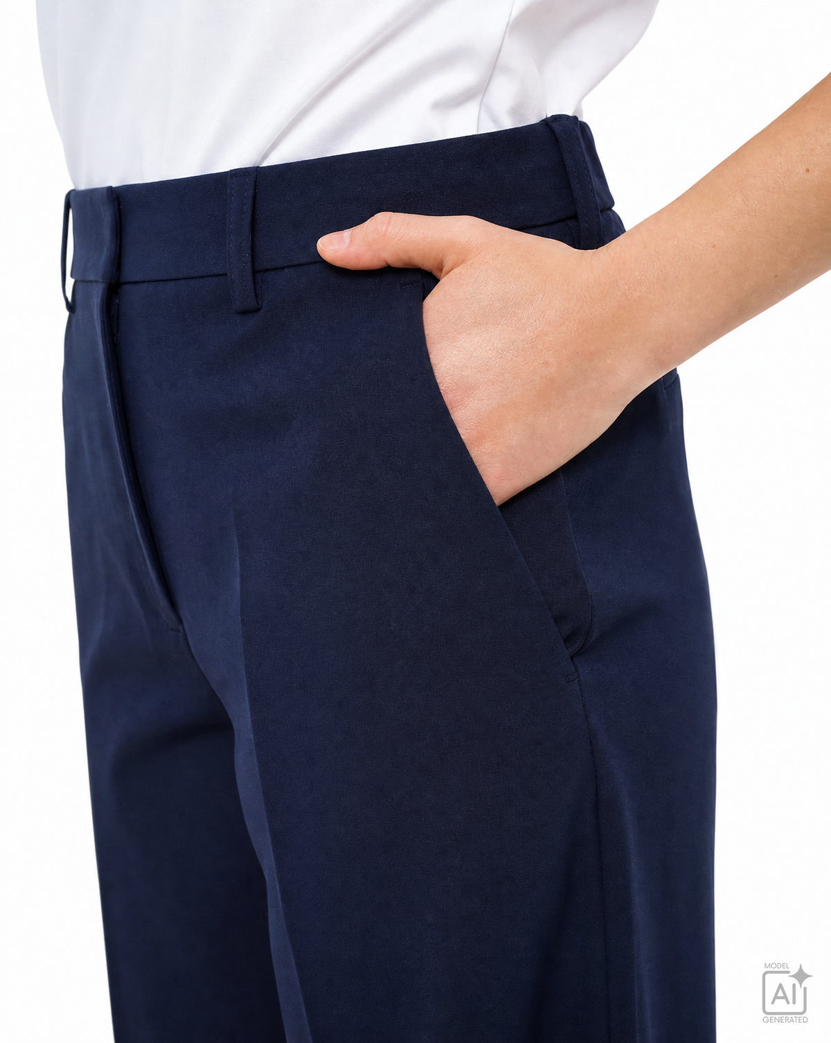 Woven Trousers Marine