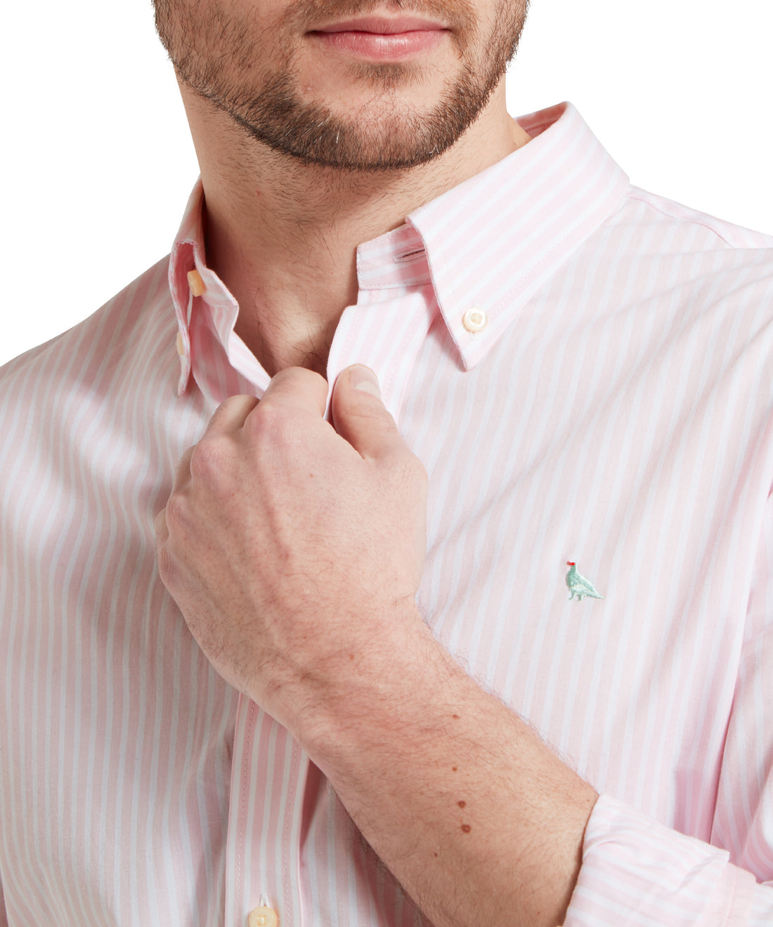 Holme Stripped Shirt Mauve Blush