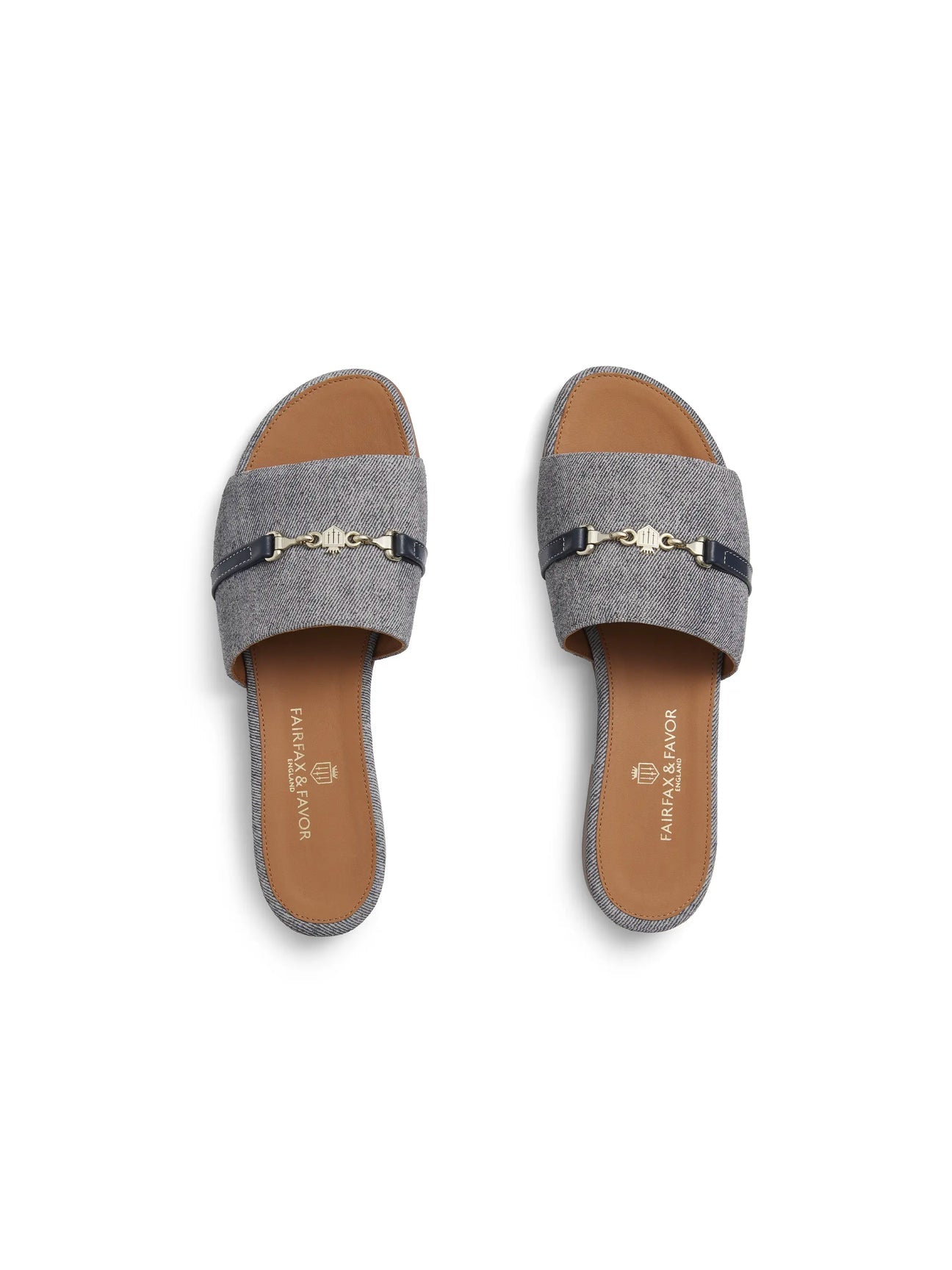 Heacham Denim Suede Sandals
