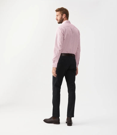 Collins Shirt Burgundy White