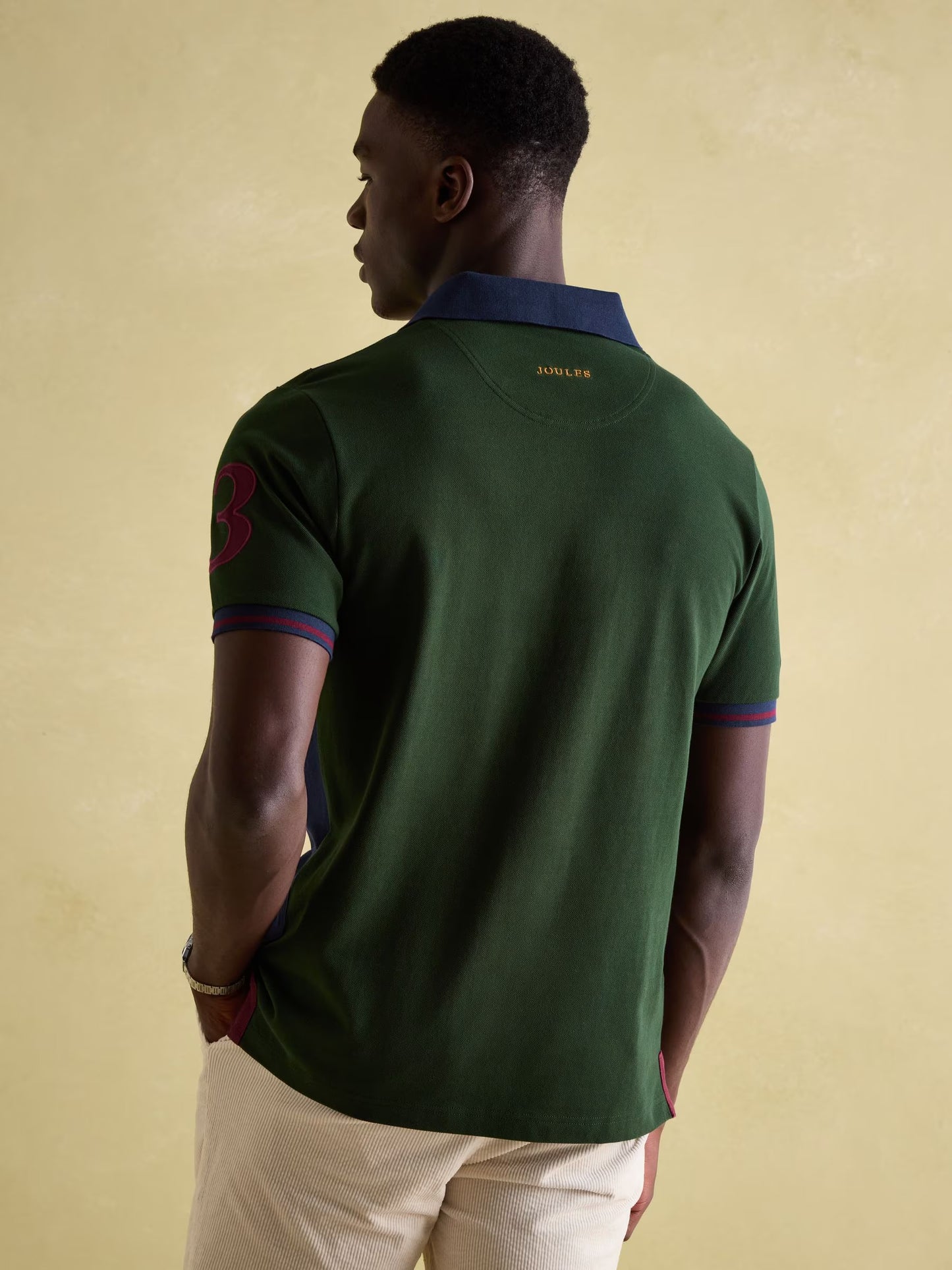 Embellished
Green/Navy Classic Fit Polo Shirt