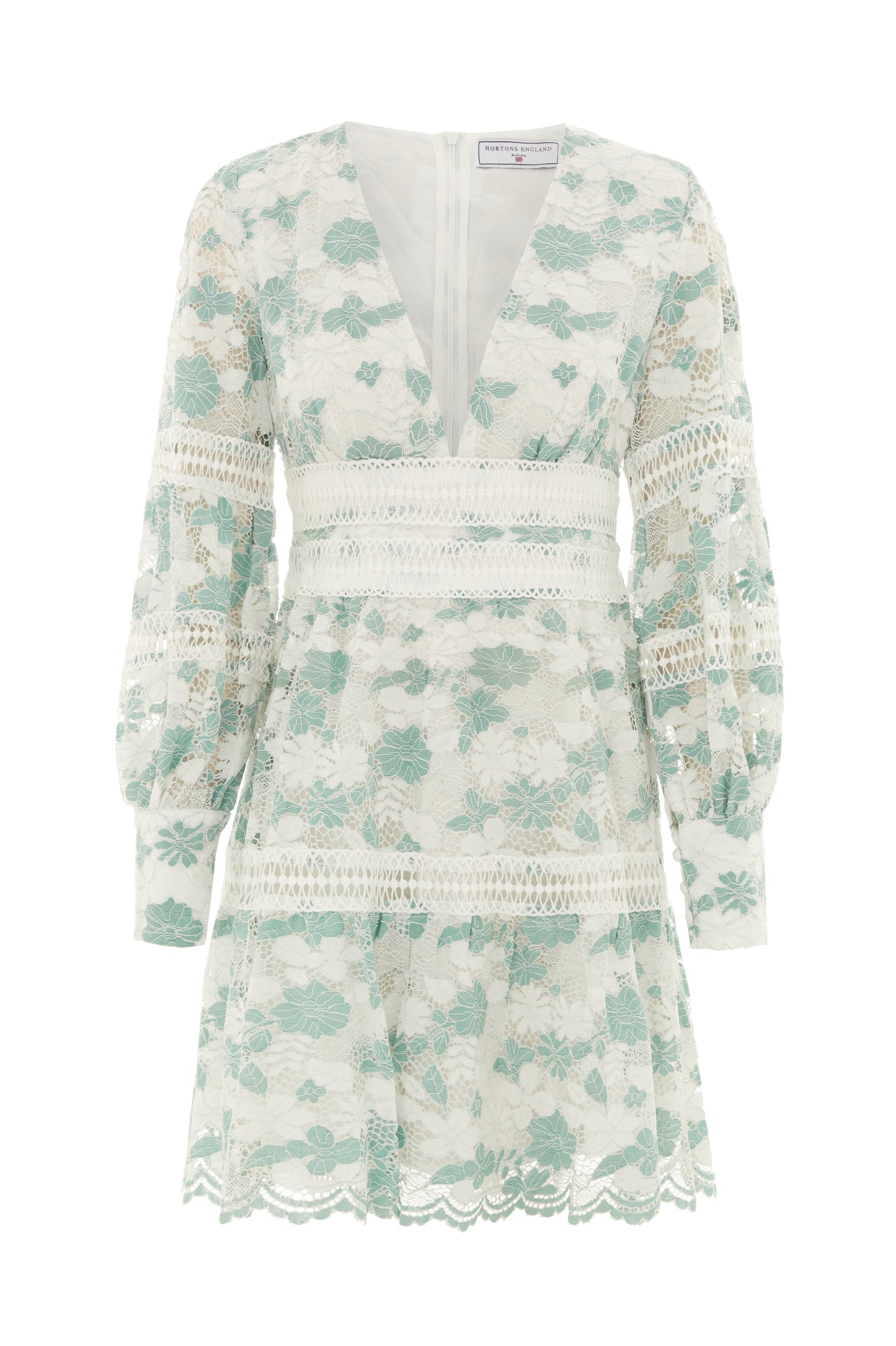 THE CABO LACE MINI DRESS MINT