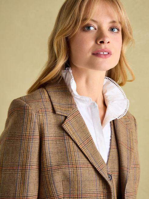 Foxley Check Tweed Suit Blazer – GILES BELLA
