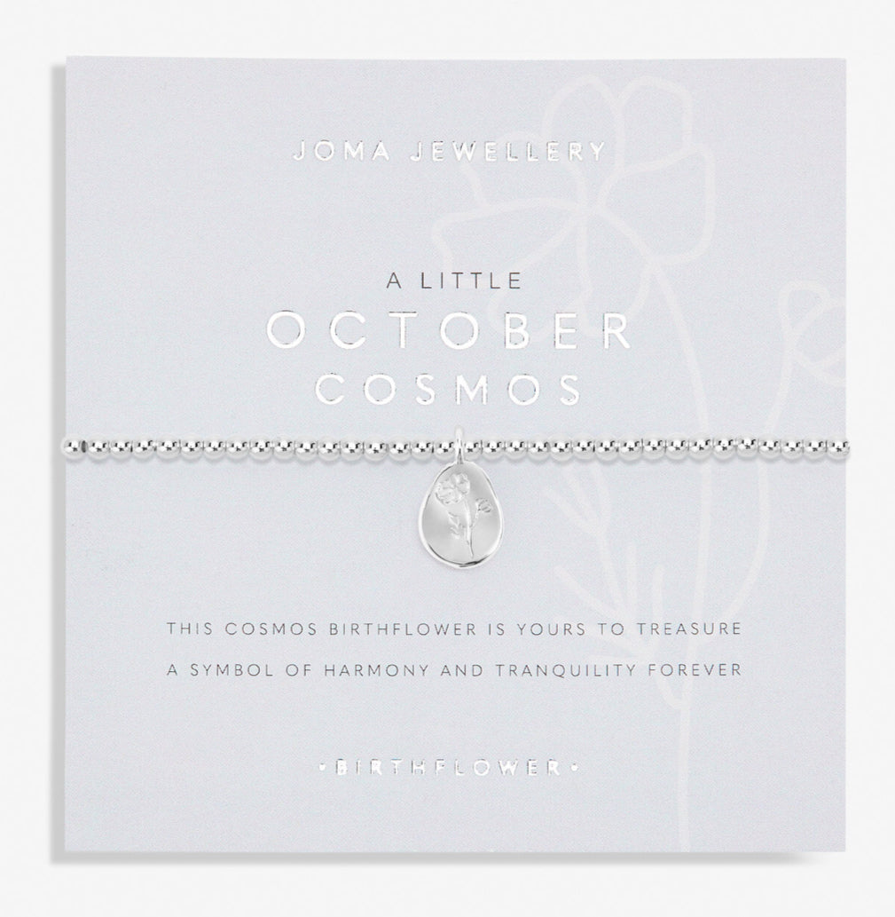 Birth Flower A Little 'October' Cosmos Bracelet
