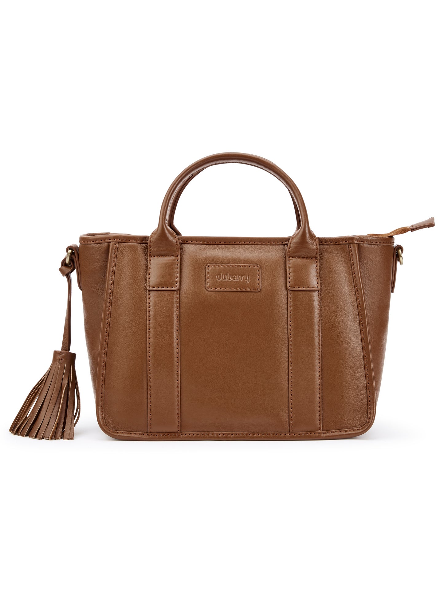 Ramelton Medium Size Leather Handbag - Caramel