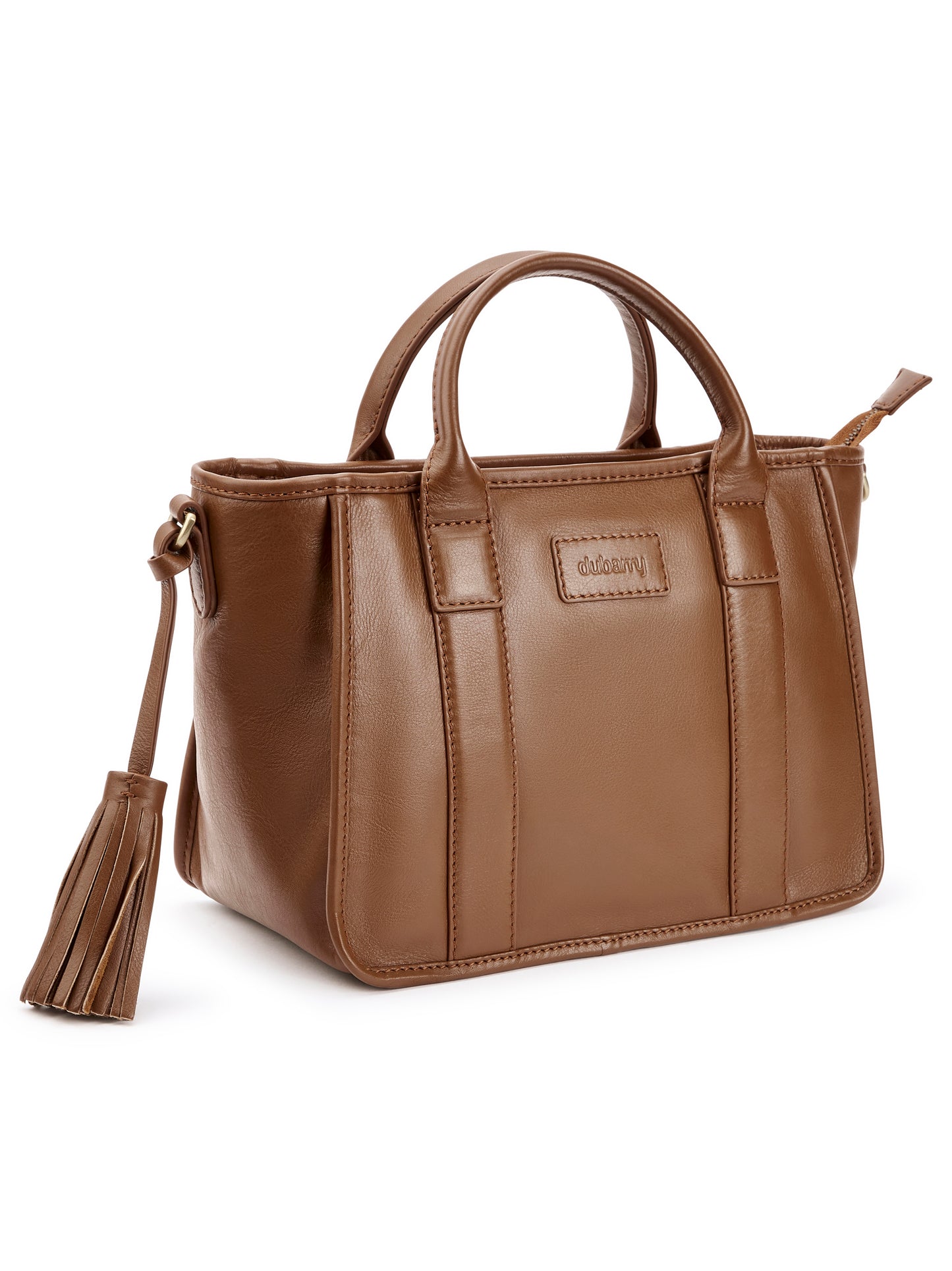 Ramelton Medium Size Leather Handbag - Caramel